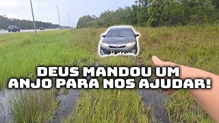 SOFREMOS UM ACIDENTE DE CARRO PERDEMOS O CONTROLE DO E FOMOS PARAR DENTRO DO PÂNTANO DEUS NOS LIVROU [upl. by Nylanej]