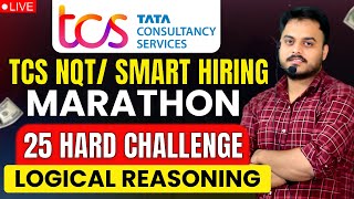 🔴 DAY 01 l LOGICAL REASONING  MOCK TEST FOR TCS NQT SMART HIRING 2024  LOGICAL REASONING [upl. by Boser]