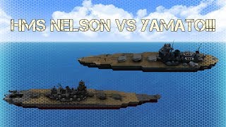 Warship Craft  HMS Nelson Vs Yamato [upl. by Trevorr]