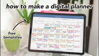 how i make and use my digital planner on my ipad [upl. by Sharl]