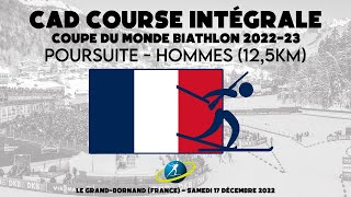 Biathlon  Poursuite Hommes Le GrandBornand France  Coupe du Monde 2223  CAD 17122022 [upl. by Nnaeilsel817]