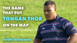 When Taniela Tupou put the rugby world on alert  Schoolboy Rugby Highlights  RugbyPass [upl. by Ellebanna90]