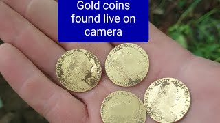 metal Detecting equinox finds gold coins in the woods amazing finds dug live [upl. by Alissa]