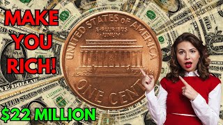 MAKE YOU RICH TOP 10 ABRAHAM LINCOLN CENT PENNY COINS WORTH MONEY [upl. by Enamrej]