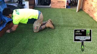 How To Install Turf On A Hard Surface [upl. by Memory784]