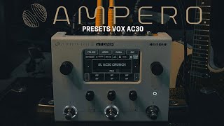 Ampero II  Vox Ac30  PRESETS [upl. by Akemaj]