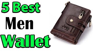 TOP 5 Best Men Wallet Review 2024 [upl. by Vernor629]