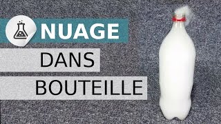 Nuage dans une bouteille 🔴Experience  Changement détat par pression  Créer un nuage [upl. by Delmor]