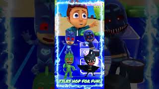 PJ Masks  CatBoy 🆚 Night Ninja X Dance Song Tiles Hop EDM Rush shorts [upl. by Gearhart625]