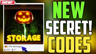 THE STORAGE New Codes 2023  ROBLOX SECRET CODES [upl. by Peterman629]