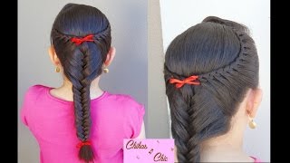 Coronilla con trenza de Pescado  Peinados con Trenzas  Trenzas Bonitas [upl. by Aillimac373]