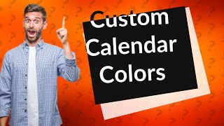 Can you add different colors to Apple calendar [upl. by Rand599]