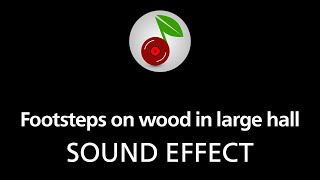 🎧 Footsteps on wood in large hall SOUND EFFECT [upl. by Nace]