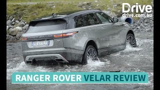 2018 Range Rover Velar Review  Drivecomau [upl. by Naivaf]