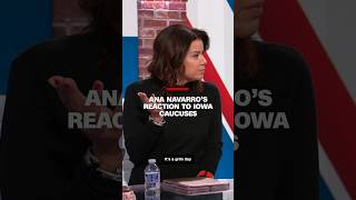 Ana Navarro’s reaction to Iowa caucuses [upl. by Couhp]