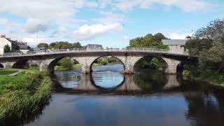 Thomastown Co Kilkenny Ireland Drone footage [upl. by Vonni]