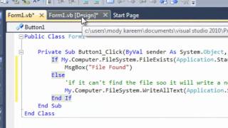 VB 20082010  File Checker  Visual Basic VB  MoDy kareem [upl. by Assirralc]