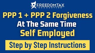 PPP 1 amp 2 Loan Forgiveness Via SBA Direct Portal  Step By Step Instructions [upl. by Aneeb755]