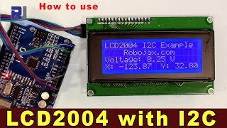 Introduction to LCD2004 LCD display with I2C module for Arduino [upl. by Blasien632]