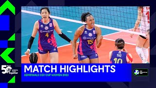 Highlights I Savino Del Bene SCANDICCI vs THY ISTANBUL  CEV Volleyball Cup 2023 [upl. by Lenna]