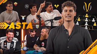 YOUTUBER LEAGUE 2425 🏆 TUTTA L’ASTA COSTRUIAMO LE ROSE ⚽️ [upl. by Emalia]