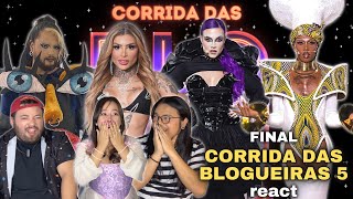 FINAL CORRIDA DAS BLOGUEIRAS 5  REACT [upl. by Neelrahs]