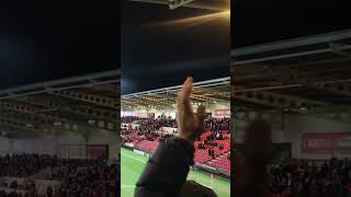 ALEXANDERS BRADFORD ARMY  Bradford City Fans At Doncaster Rovers [upl. by Johansen]