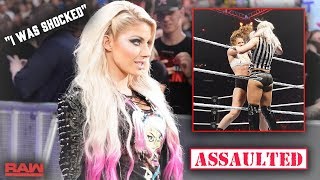 ALEXA BLISS REVEALS REACTION TO A WWE FAN TAKING IT quotTOO FARquot WITH HER WWE RAW [upl. by Christyna]