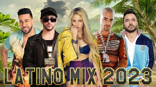 POP LATINO 2023  TOP LATINO 2023  LUIS FONSI MALUMA SHAKIRA BAD BUNNY OZUNA CAMILO CNCO [upl. by Tahpos]