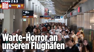 KilometerSchlange an der Sicherheitskontrolle  Flughafen [upl. by Marie]