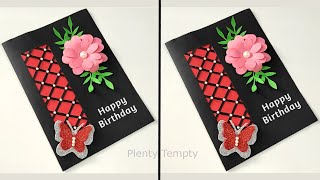 Happy Birthday Card Idea  How to Make Birthday Card  Beautiful Greeting Card for BirthdayHandmade [upl. by Siekram]