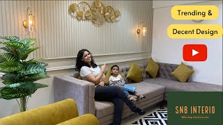 Trending amp Decent Design  3BHK Home Interior Design  Interior Design Ideas  Pune  BanerPashan [upl. by Florette]