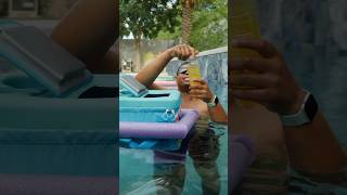 How to make a floating cooler for your drinks pool summer cooler problemsolved [upl. by Bianka]