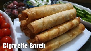 Cigarette Borek Recipe Sigara Böreği Tarifi [upl. by Heida669]