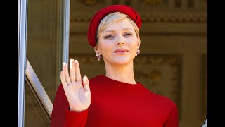 Princess Charlene shines at Monaco National Day 2023 monaco royals charlenedimonaco [upl. by Dyna]