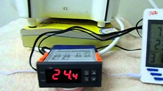 Digital temperature controller thermostat part 2AVI [upl. by Linn]