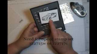 Easy Faux Metal Texture Embossing Quick Tip [upl. by Eenoj561]