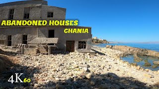 Chania This Was Unexpected  Abandoned houses over the sea wave in Chania of Crete [upl. by Kesia]