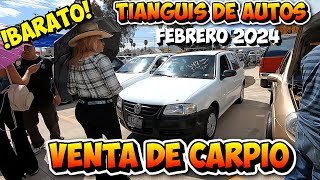 te muestro de manera rápida cuanto valen los autos usados en el tianguis febrero 2024 [upl. by Bryner55]