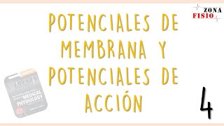 FISIOLOGÍA POTENCIALES DE MEMBRANA Y POTENCIALES DE ACCIÓN  E4  PROPAGACIÓN E HIPERPOLARIZACIÓN [upl. by Koressa247]