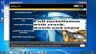 ANSYS 181 install చైయ్యడం ఎలా [upl. by Marga]