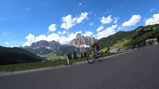 Sella Ronda Part 3 Pordoijoch Indoor Cycle Training Workout Ultra HD Video [upl. by Aerehs]