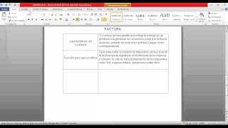 Como hacer los cuadros en documento de word [upl. by Tereb]