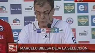 Emocionado Bielsa se despide de Chile Conferencia Completa [upl. by Killigrew284]