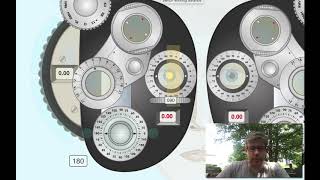 Retinoscopy with Refracting Instrument Minus cylinder [upl. by Ratna]