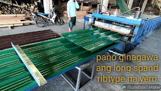 Pagbili ng PolyCarbonate Roof at paano gawin ang RIBTYPE LONG SPAND ROOF [upl. by Yamauchi106]