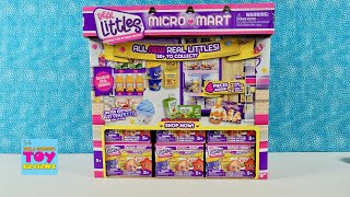 Real Littles Shopkins Micro Mart New Release Unboxing Review  PSToyReviews [upl. by Kitty]