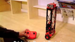 FischerTechnik Balancing Robot on Wheels [upl. by Eslek]