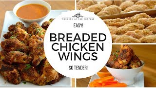 BREADED CHICKEN WINGS  Tasty amp Easy [upl. by Ethelstan426]