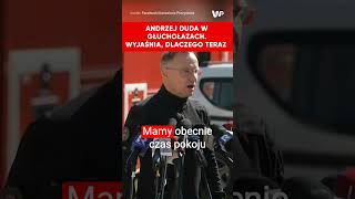 Andrzej Duda w Głuchołazach quotDlaczego dopiero terazquot [upl. by Anelrahc]